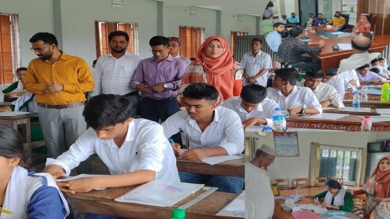 বেতাগীতে এসএসসি ও সমমানের পরীক্ষা কেন্দ্র পরিদর্শনে বরগুনা জ