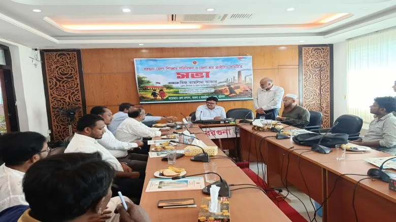 বরগুনায় জেলা শিশুশ্রম পরিদর্শন ও শ্রম ক্রাইসিস কমিটির সভা অন