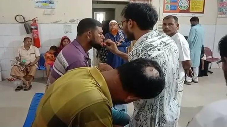 বরগুনার আমতলীতে জমি নিয়ে রক্তক্ষয়ী সংঘর্ষে আহত ১১, ৩জনের অবস