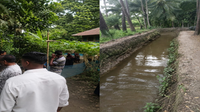 বামনায় পানিতে ডুবে এক নারীর মৃত্যু:
