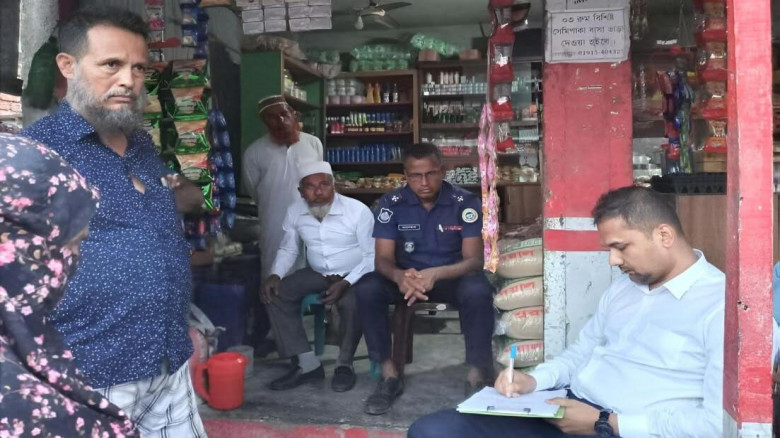 তালতলীর কড়ইবাড়িয়া বাজারে জমি দখলের দায়ে কারাদণ্ড: অবৈধ স্থাপ