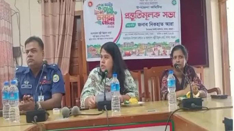 বামনা উপজেলায় জাতীয় পল্লী উন্নয়ন দিবসের প্রস্তুতিমূলক সভা অন