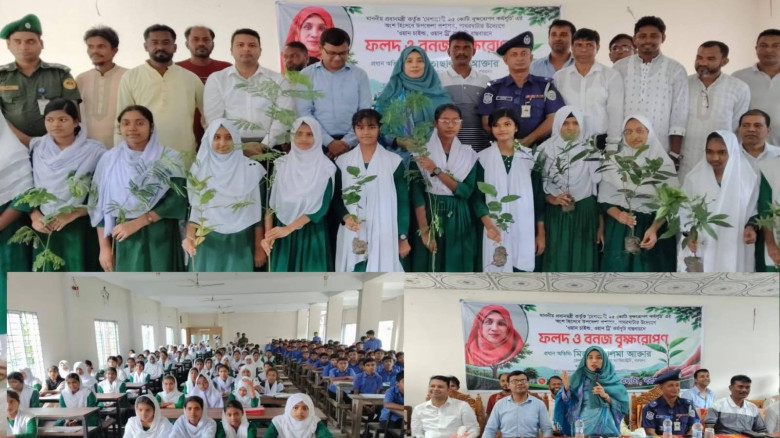 বরগুনায় ‘One Child, One Tree’ কর্মসূচির উদ্বোধন: ৩৫০জন শিক্ষ