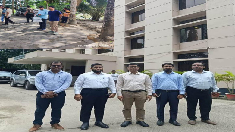 বরগুনার চলমান উন্নয়ন প্রকল্প ঘুরে দেখলেন আইএমইডির পরিচালক পল