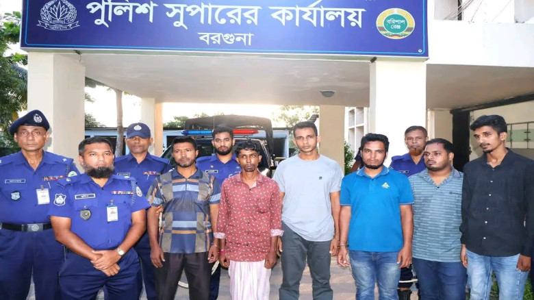 পাথরঘাটায় অনলাইন জুয়া ও প্রতারণা চক্রের ৬ সদস্য গ্রেপ্তার!