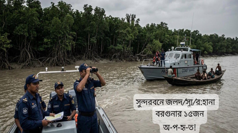 সুন্দরবনে দস্যুদের হানা, বরগুনার ১৫ জন জেলে অপহৃত!...