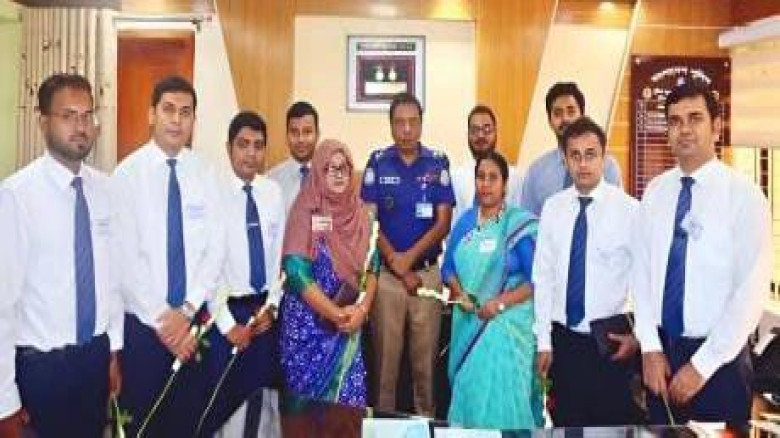 বরগুনায় BPATC প্রশিক্ষণার্থী কর্মকর্তাদের সঙ্গে পুলিশ সুপারে