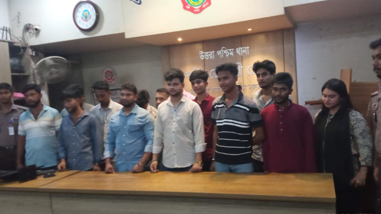 উত্তরায় সাবেক এমপি রিমনের বাসা থেকে ছাত্রলীগের ১৫ নেতাকর্মী 