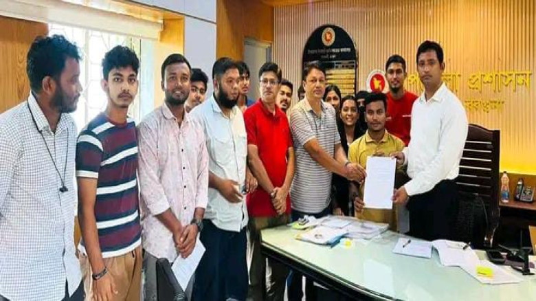 আমতলীতে জনস্বার্থে বিভিন্ন দাবিতে যুব সংগঠনের স্মারকলিপি