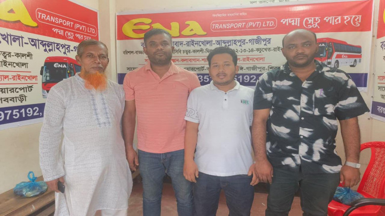 বরগুনায় এনা পরিবহনের নতুন কাউন্টার উদ্বোধন...