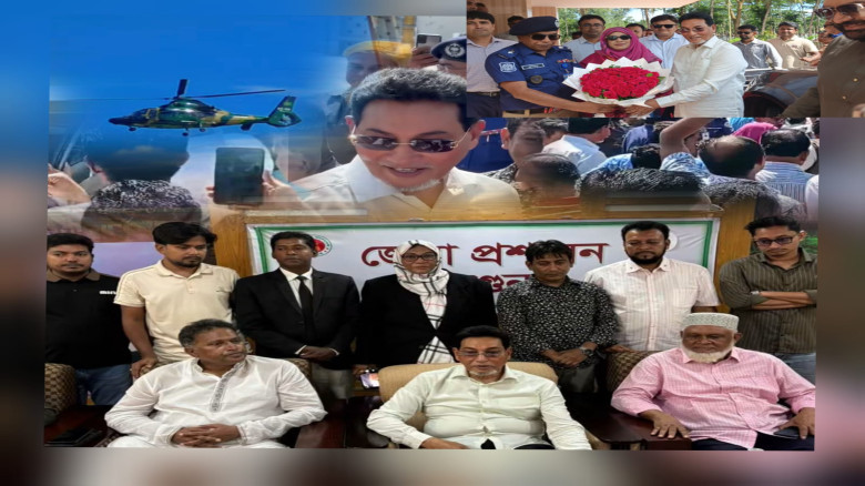 বরগুনায় চিফ হুইপ মনি: ফুলেল শুভেচ্ছা জানালেন জেলা প্রশাসক-পুলিশ সুপার ও বিএনপি নেতারা।...