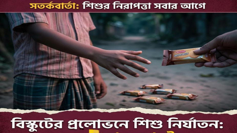 বরগুনায় বিস্কুটের প্রলোভনে পঞ্চম শ্রেণির শিক্ষার্থীকে যৌন নির্যাতনের অভিযোগ!...