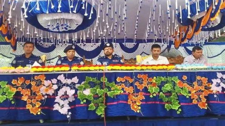 আমতলীতে দুর্গাপূজার নিরাপত্তায় কঠোর হুঁশিয়ারি বরিশাল রেঞ্জ