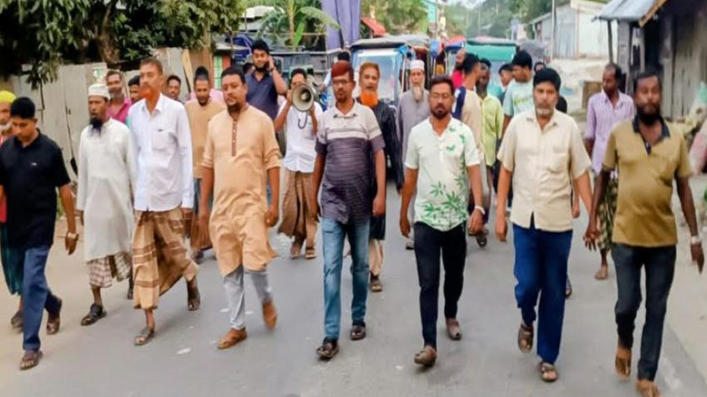 আমতলীতে মাদকবিরোধী সচেতনতামূলক পদযাত্রা অনুষ্ঠিত